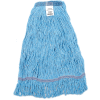 Global Industrial Large Blue Looped Mop Head, Narrow Band