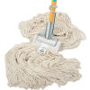 Global® 24 oz. Cotton Cut-End Mop Head, 4Ply, Wide Band
																			