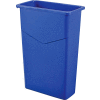 Global Industrial Slim Trash Container - 23 Gallon - Blue