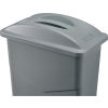 Global™ Solid Recycling Lid w/Handle - Gray
																			
