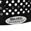 Global™ Thermoplastic 32 Gallon Perforated Receptacle w/Flat Lid - Black
																			