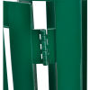 Global™ Outdoor Metal Slatted Receptacle w/Access Door & Dome Lid - 36 Gallon Green
																			