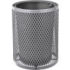 Global Industrial Thermoplastic Coated 32 Gallon Mesh Receptacle w/Dome Lid - Gray
																			