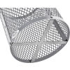Global Industrial Thermoplastic Coated 32 Gallon Mesh Receptacle w/Dome Lid - Gray
																			