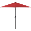 Global Industrial™ Outdoor Umbrella with Tilt Mechanism, Olefin Fabric, 8-1/2'W, Red