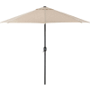 Global Industrial™ Outdoor Umbrella with Tilt Mechanism, Olefin Fabric, 8-1/2'W, Tan