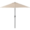 Global Industrial Outdoor Umbrella with Tilt Mechanism, Olefin Fabric, 8-1/2'W, Tan