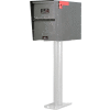 Jayco Standard Rear Access Heavy Duty Letter Locker Mailbox Gray
