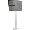Jayco Standard Light Duty Letter Locker Mailbox Gray