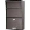Jayco Wall Mount Vertical Aluminum Letter Locker Mailbox Bronze