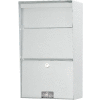 Jayco Wall Mount Vertical Aluminum Letter Locker Mailbox White