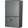 Jayco Wall Mount Vertical Rear Access Letter Locker Mailbox Gray