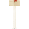 Jayco Residential Non-Locking Front and Rear Access Letter Locker Mailbox Tan