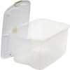 Sterilite 14978006 Clear Storage Tote With Lid 64 Quart 23-3/4x16x13-1/2 - Pkg Qty 6