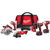 Milwaukee® 2696-26 M18™ Cordless Lithium-Ion 6-Tool Combo Kit