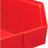 Global™ Plastic Storage Bin - Small Parts 11 x 10-7/8 x 5, Red - Pkg Qty 6
																			