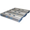Rackable Extruded Plastic Pallet 48x40 Four-Way Entry 1500 Lb Fork Capacity