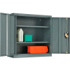 Global Industrial™ Wall Storage Cabinet Assembled 30"W x 12"D x 30"H Gray