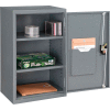 Global Industrial™ Wall Storage Cabinet Assembled 19-7/8"W x 14-1/4"D x 32-3/4"H Gray