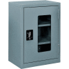 Global Industrial™ Clear View Wall Storage Cabinet Assembled 18"W x 12"D x 26"H Gray