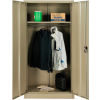 Paramount Wardrobe Cabinet Easy Assembly 36x18x72 Tan
