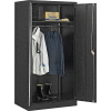 Global Industrial™ Wardrobe Cabinet Easy Assembly 36x24x72 Black