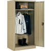 Global Industrial™ Wardrobe Cabinet Easy Assembly 36x24x72 Tan