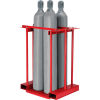 Fokliftable Cylinder storage Caddy, Stationary For 4 Cylinders
																			