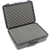 Plastic Protective Storage Cases with Pinch Tear Foam, 19"x14"x6", Black