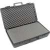 Plastic Protective Storage Cases with Pinch Tear Foam, 27-1/2"x16"x7", Black