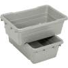 Buckhorn Cross Stack Jumbo Lug 34305GRAY - 25"L x 16"W x 8-1/2"H Gray - Pkg Qty 6