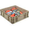Straight Wall Container Solid - Stackable NRSO2422-7 Gray - 24 x 22 x 7