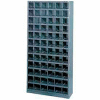 Steel Storage Bin Cabinet 36x12x39, 3 Compartments