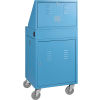 LCD Mobile Console Computer Cabinet - Blue
																			
