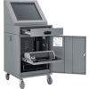 Global Industrial™ LCD Mobile Console Computer Cabinet, Gray
																			