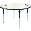 Whiteboard Activity Table 48" Diameter Circle, ADA Compliant Adjustable Height