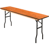 Interion® Folding Banquet Table - 72" x 18" - Plywood