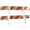 Traffic Barricade A-Frame 8 Ft. With 2 Rail