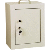 Harloff Narcotics Cabinet, Medium, Double Door/Double Lock, 12"W x 9"D x 16"H, Beige