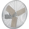 TPI AC30W, 30 Inch Wall Mount Fan Non-Oscillating 1/4 HP 7 4300 CFM 1 PH Totally Enclosed Motor