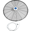Global Industrial™ Front Fan Grille With Misting Feature For 30" Pedestal and Wall Mounted Fan
