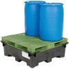 Global Industrial™ Spill Containment Sump with Plastic Drum Pallet