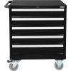 Global™Mobile Modular Drawer Cabinet, 5 Drawers, w/Lock w/o Dividers 30inWx27inDx36-7/10inH Black
																			