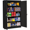Tennsco Jumbo All-Welded Storage Cabinet, 48"Wx18"Dx78"H, Black