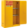 Global Industrial™ Flammable Cabinet, Manual Close Double Door, 45 Gallon, 43Wx18Dx65H
																			