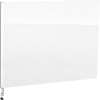Global Industrial™ Cashier Shield 48"L X 36"H Add-On, With Center Clamp On Base, Silver