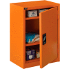 Global Industrial Emergency Preparedness Cabinet, Wall Mount,19-7/8"Wx14-1/4"Dx32-3/4"H,Orange