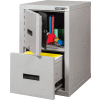 Fireking Fireproof File Cabinet And Safe - Legal & Letter Size 17-3/4"W x 22-1/8"D x 27-3/4"H