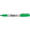 Sharpie® Permanent Marker, Fine Point, Green Ink, 12/Pack - Pkg Qty 12