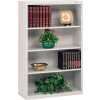 Welded Steel Bookcase 52"H - Light Gray